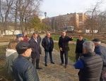 В Орле из-за плохой работы ливнёвок на Дворянке просела часть грунта под лестницей