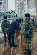 В праздник Казанской иконы Божией Матери и Дня народного единства состоялся традиционный общегородской Крестный ход. Его возглавил митрополит Орловский и Болховский Тихон в окружении духовенства Орловской епархии. 4 ноября 2024 года.