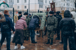 В праздник Казанской иконы Божией Матери и Дня народного единства состоялся традиционный общегородской Крестный ход. Его возглавил митрополит Орловский и Болховский Тихон в окружении духовенства Орловской епархии. 4 ноября 2024 года.
