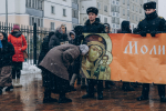 В праздник Казанской иконы Божией Матери и Дня народного единства состоялся традиционный общегородской Крестный ход. Его возглавил митрополит Орловский и Болховский Тихон в окружении духовенства Орловской епархии. 4 ноября 2024 года.