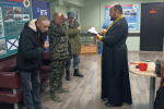 Председатель епархиального отдела по взаимодействию с Вооруженными силами благословил новобранцев