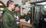 Группа орловских парней отправилась на военную службу в погранвойска РФ