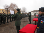 Председатель епархиального отдела по взаимодействию с Вооруженными силами протоиерей Сергий Гаврюшин благословил молодое пополнение осеннего призыва на прохождение срочной службы. г. Орел, 16 ноября 2024 года.
