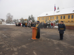 Председатель епархиального отдела по взаимодействию с Вооруженными силами протоиерей Сергий Гаврюшин благословил молодое пополнение осеннего призыва на прохождение срочной службы. г. Орел, 16 ноября 2024 года.