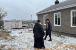 Митрополит Орловский и Болховский Тихон посетил строительную площадку нового храма. г.Орел, 6 декабря 2024 года.