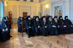 В резиденции управляющего Орловской епархией состоялась секция «Древние монашеские традиции в условиях современности», прошедшая в рамках Рождественских чтений. г.Орел, 9 декабря 2024 года.
