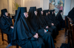В резиденции управляющего Орловской епархией состоялась секция «Древние монашеские традиции в условиях современности», прошедшая в рамках Рождественских чтений. г.Орел, 9 декабря 2024 года.