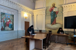 В резиденции управляющего Орловской епархией состоялась секция «Древние монашеские традиции в условиях современности», прошедшая в рамках Рождественских чтений. г.Орел, 9 декабря 2024 года.