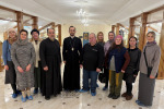 Приходская община храма иконы Божией Матери «Взыскание погибших» города Орла во главе с настоятелем иереем Артемием Тороповым посетила Орловский епархиальный музей имени священномученика Серафима (Остроумова).