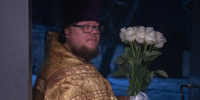 В день Святителя Николая, архиепископа Мир Ликийских, чудотворца, митрополит Орловский и Болховский Тихон совершил Божественную Литургию в Храме святителя Николая Чудотворца на улице Корчагина города Орла. 19 декабря 2024 года. г.Орел - Орловская и Ливенская епархия