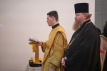 В день Святителя Николая, архиепископа Мир Ликийских, чудотворца, митрополит Орловский и Болховский Тихон совершил Божественную Литургию в Храме святителя Николая Чудотворца на улице Корчагина города Орла. 19 декабря 2024 года. г.Орел