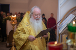 В день Святителя Николая, архиепископа Мир Ликийских, чудотворца, митрополит Орловский и Болховский Тихон совершил Божественную Литургию в Храме святителя Николая Чудотворца на улице Корчагина города Орла. 19 декабря 2024 года. г.Орел