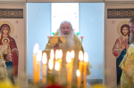 В день Святителя Николая, архиепископа Мир Ликийских, чудотворца, митрополит Орловский и Болховский Тихон совершил Божественную Литургию в Храме святителя Николая Чудотворца на улице Корчагина города Орла. 19 декабря 2024 года. г.Орел