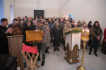 В день Святителя Николая, архиепископа Мир Ликийских, чудотворца, митрополит Орловский и Болховский Тихон совершил Божественную Литургию в Храме святителя Николая Чудотворца на улице Корчагина города Орла. 19 декабря 2024 года. г.Орел