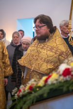 В день Святителя Николая, архиепископа Мир Ликийских, чудотворца, митрополит Орловский и Болховский Тихон совершил Божественную Литургию в Храме святителя Николая Чудотворца на улице Корчагина города Орла. 19 декабря 2024 года. г.Орел