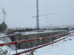 Строители приступили к возведению первого этажа учебно-лабораторного корпуса межвузовского кампуса в Орле