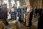 В четверг первой седмицы Великого поста Владыка Тихон молился за уставным богослужением в Николо-Песковском храме Орла. Были совершены утреня, часы, изобразительны и вечерня. 6 марта 2025 года.