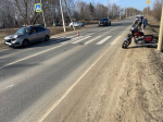 Орловский мотоциклист попал в больницу после ДТП