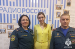 В радиоэфире – о работе орловских огнеборцев