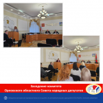 Заседание комитета Орловского областного Совета народных депутатов
