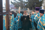 В Успенском (Михаило-Архангельском) соборе города Орла состоялась встреча чудотворного образа Николая Мирликийского, известного в народе благодаря легендарному «Зоиному стоянию». 4 апреля 2025 года.