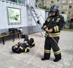Орловские сотрудники пожарной охраны совершенствуют навыки в школе оперативного мастерства