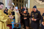 В день памяти святого великомученика Феодора Стратилата, Небесного покровителя сотрудников Федеральной службы судебных приставов, в Ахтырском кафедральном соборе города Орла митрополит Орловский и Болховский Тихон совершил торжественный молебен. 21 июня 2025 года.