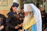 В день памяти святого великомученика Феодора Стратилата, Небесного покровителя сотрудников Федеральной службы судебных приставов, в Ахтырском кафедральном соборе города Орла митрополит Орловский и Болховский Тихон совершил торжественный молебен. 21 июня 2025 года.
