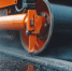 a pavement roller is working to resurface a road, in the style of misty atmosphere, dark silver and orange, uhd image, 1960s, auto body works, queencore, environmental --ar 128:79 --v 6 Job ID: 23c5e7dd-8252-4341-bd0b-667e03f6c07b - Городская Газета
