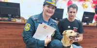 В Орле Персик и Шена вручили благодарности сотрудникам МЧС - РИА 57