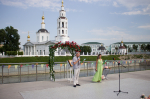 В День памяти святых Петра и Февронии Муромских, покровителей семьи и брака, Орёл присоединился к Всероссийской акции «Парад Семьи». 8 июля 2025 года.