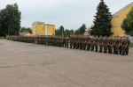 В войсковой части 03013 состоялась торжественная церемония приведения к военной присяге молодого пополнения призыва весны 2025 года. 12 июля 2025 года, г. Орел.