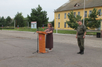 В войсковой части 03013 состоялась торжественная церемония приведения к военной присяге молодого пополнения призыва весны 2025 года. 12 июля 2025 года, г. Орел.