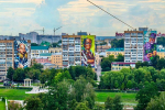 В центре Орла появился масштабный триптих муралов