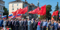 Владыка Тихон принял участие в праздничных мероприятиях в сквере Танкистов. 5 августа 2025 года, г. Орел - Орловская и Ливенская епархия