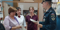 Сотрудники МЧС провели инструктаж с персоналом районной больницы - МЧС