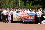 Владыка Тихон вместе с руководством области и представителями федеральных властей принял участие в торжествах, посвящённых Дню знаний. Праздничные мероприятия прошли на площадках Орловского государственного университета имени И. С. Тургенева и Орловского государственного аграрного университета имени Н. В. Парахина. 1 сентября 2025 года.