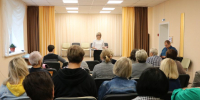 Рабочая встреча в библиотеке для слепых им. Абашкина - Избирательная комиссия