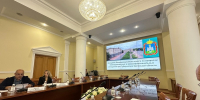 Благочинный храмов Центрального округа Орловской епархии протоиерей Василий Иванов принял участие в заседании координационного совета по вопросам межнациональных и межконфессиональных отношений при губернаторе Орловской области. 5 сентября 2025 года, г.Орел. - Орловская и Ливенская епархия