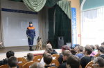 Сотрудники МЧС России поговорили со студентами техникума о том, как сделать жизнь безопасной