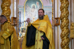В канун Недели 18-й по Пятидесятнице, Обре́тения мощей святителя Иоанна, архиепископа Шанхайского и Сан-Францисского, митрополит Орловский и Болховский Тихон совершил всенощное бдение в Ахтырском кафедральном соборе города Орла. 11 октября 2025 года.