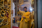 В канун Недели 18-й по Пятидесятнице, Обре́тения мощей святителя Иоанна, архиепископа Шанхайского и Сан-Францисского, митрополит Орловский и Болховский Тихон совершил всенощное бдение в Ахтырском кафедральном соборе города Орла. 11 октября 2025 года.