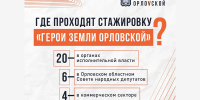 Большинство участников программы «Героев земли Орловской» предпочли стажировку в департаментах областного Правительства - Правительство Орловской области