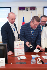 Cпециальное гашение почтовой карточки, созданной Валерием Ивановичем Сушковым