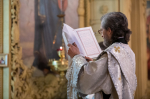 В праздник Собора Архистратига Михаила и прочих Небесных Сил бесплотных. Архангелов Гавриила, Рафаила, Урии́ла, Селафии́ла, Иегудии́ла, Варахиила и Иеремиила, митрополит Орловский и Болховский Тихон возглавил Божественную Литургию в Успенском (Михаило-Архангельском) соборе города Орла. 21 ноября 2025 года.