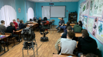 В Орловском реставрационно-строительном техникуме состоялась очередная встреча председателя миссионерского отдела Орловской епархии иерея Сергия Шомина со студентами группы «Техническое обслуживание и ремонт двигателей, систем и агрегатов автомобилей», 21 ноября 2025 года, г.Орел