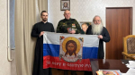 Орловского бойца благословили перед отбытием на фронт