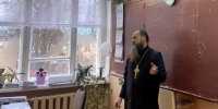 Клирик Свято-Троицкого храма пообщался со школьниками - Орловская и Ливенская епархия