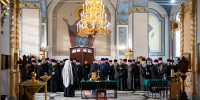 В храме Смоленской иконы Божией Матери под председательством митрополита Орловского и Болховского Тихона состоялось отчетно-выборное епархиальное собрание Орловской епархии, 26 декабря 2025 года, г.Орел - Орловская и Ливенская епархия