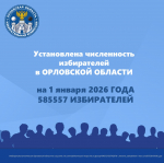 В Орловской области посчитали избирателей